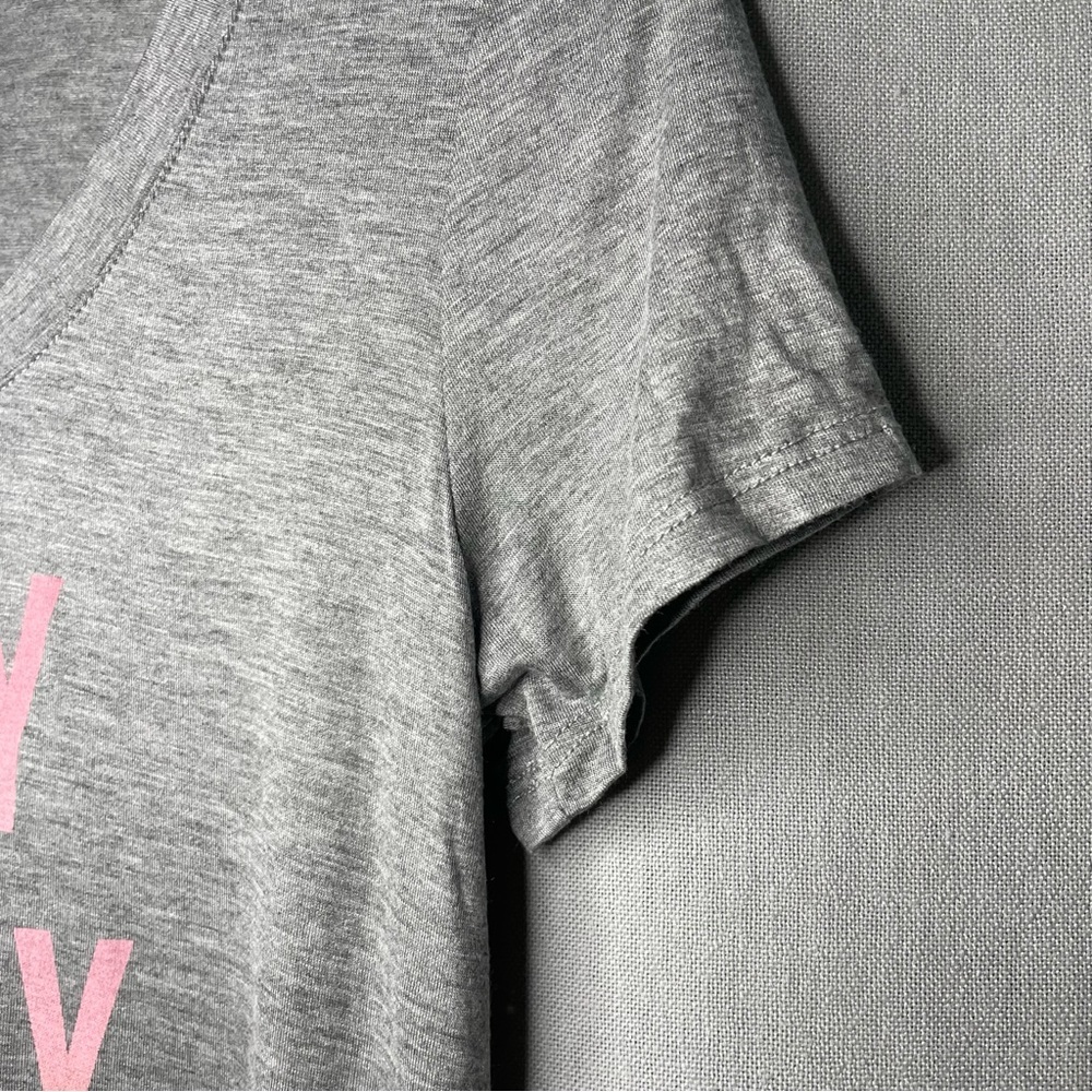 NWOT Fifth Sun Tees Gray Short Sleeve Eeny Meeny Miny Mimosa - Picture 5 of 7